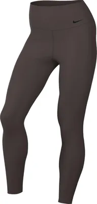 Produktbild von NIKE Damen W NK DF ZENVY HR 7/8 TGHT Leggings, Barockbraun/Schwarz, Medium