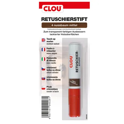 Produktbild von Clou Retuschierstift nussbaum mittel