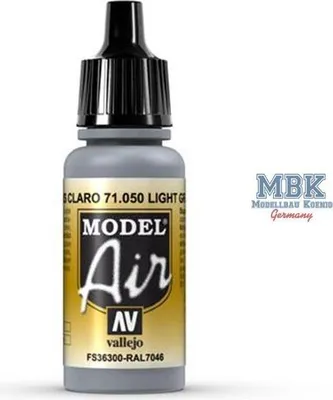 Produktbild von Vallejo 71.050, 17 ml, Schwarz, Grau, Matte, Flasche