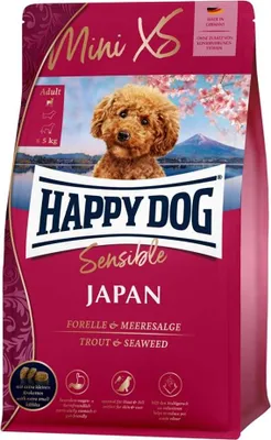 Immagine prodotto di Happy Dog Crocchette Secche Sensible Mini XS Giappone 300g