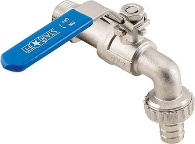 Produktbild von Famanu Wasserhahn für den Garten - Hochwertiger Kugelhahn mit 1/2 Zoll Anschluss