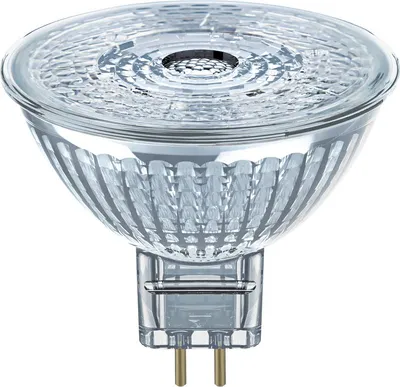 A studio shot of an LED light bulb.