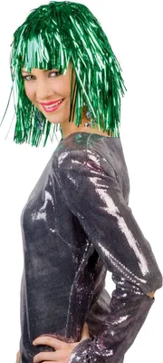 Produktbild von Perücke für Damen grün 25cm