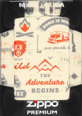 Obrázek produktu pro Zapalova? Zippo Outdoor Adventure Design 60007063 White Matte 540° Color v?truodolný