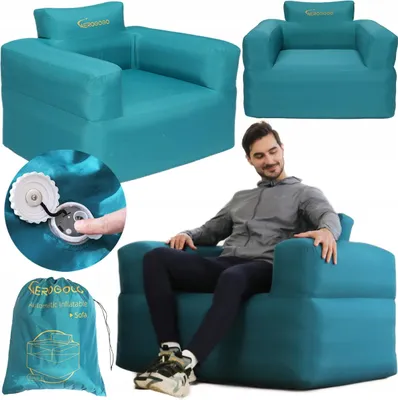 Zdjęcie produktu dla AEROGOGO FOTEL Dmuchany Sofa z automatyczną POMPKĄ