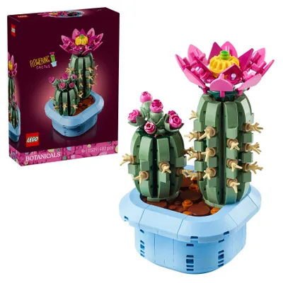 Zdjęcie produktu dla LEGO Botanicals Kwitnący kaktus, Zestaw do budowania, 9 lat(a), Plastik, 482 szt., 431 g