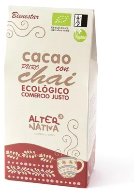 KAKAO Z CHAI BEZ DODATKU CUKRÓW BEZGLUTENOWE BIO 125 g - ALTERNATIVA3
