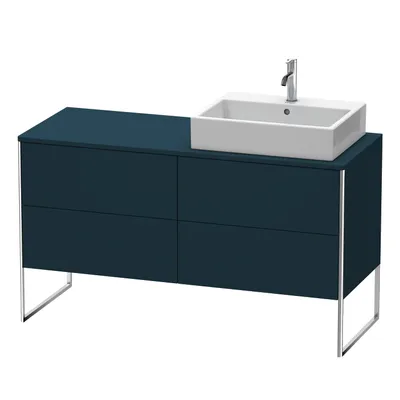 Produktbild von Waschtischunterbau XSQUARE 778x1400x548mm Be re na-bl seidenmatt nachtblau seidenmatt