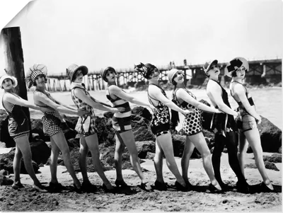 Produktbild von ARTland Poster Badende Schönheiten 1916 Größe: 80x60 cm