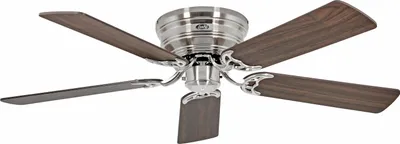 Obrázek produktu pro Plochý stropní ventilátor s tažným řetízkem Classic Flat III kartáčovaný chrom 132