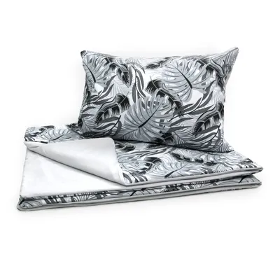 Produktbild von Amilian Babybettwäsche Set 7-teilig – Bettwäsche 100x135 cm, Kissen 40x60, Himmel, Nestchen – für Babybett/Gitterbett – Komplettset für Neugeborene