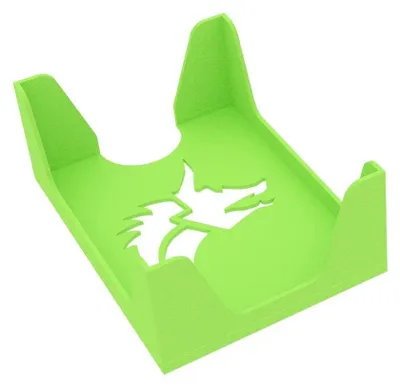 Immagine prodotto di Porta carte per Dungeons & Dragons: 1 scomparto, verde, per 150 carte