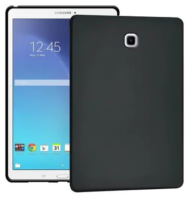 Produktbild von Conie Tablet Silikon Cover für Samsung Galaxy Tab S2 9.7 T810 TPU Case Schutz Hülle Tasche in Schwarz matt