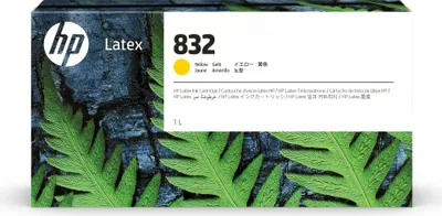 Zdjęcie produktu dla HP Wkład z żółtym atramentem lateksowym 832 o pojemności 1 l, Drukarki HP Latex 700, 700 W, 800, 800 W, Termiczny druk atramentowy, Żółty, 4UV78A, Chiny, Stany Zjednoczone, Singapur, 243 mm