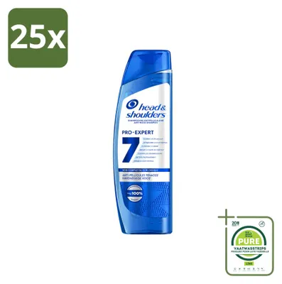 Zdjęcie produktu dla 25 sztuk szamponu Head & Shoulders Pro-Expert 7 przeciwłupieżowego - pojemność 250 ml - opakowanie zbiorcze