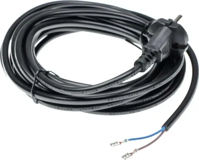 Produktbild von vhbw Stromkabel kompatibel mit Miele S5 Eco-Line, S799i, S538i, S700i, S6240, S8730, S5780, S8310, S8320, S8340 Staubsauger - 6 m Kabel 1000 W