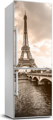 Produktbild von Tulup Kühlschrankdekoration - 70x190 cm - Aufkleber auf dem Kühlschrank - Eiffelturm