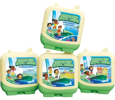 Produktbild von tonies Clever Tonies: The Sunspeed Explorers Set, Spielfigur, (4