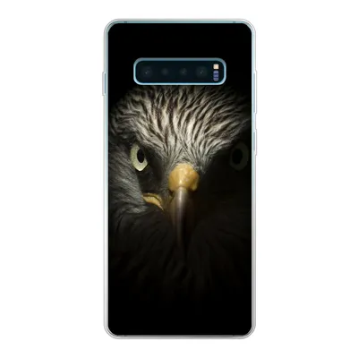 Produktbild von MuchoWow® Handyhülle Schutzhülle Hülle für Samsung Galaxy S10 Plus Vogel - Adler - Raubvögel - Auge - Schnabel - Licht Silikon Softcase Handy Hülle - Schutzhülle