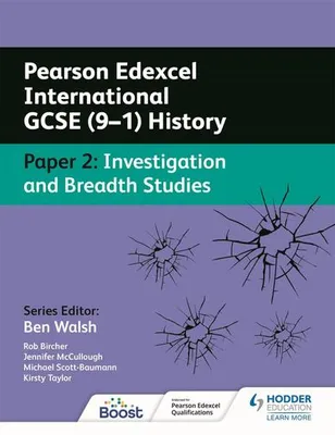 Productafbeelding van Pearson Edexcel International GCSE (9-1) History: Paper 2 Investigation and Breadth Studies
