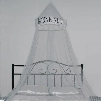 Produktbild von Moskitonetz XXL weiss Baldachin 2 Personen Insektenschutz 100x250cm Mückennetz