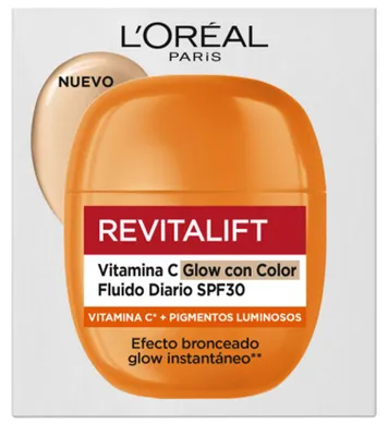 Produktbild von L'Oréal Paris REVITALIFT VITAMIN C getönte Glow-Tagesfluid SPF30 40 ml