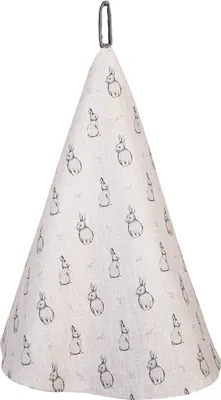 Produktbild von Clayre & Eef Geschirrtuch Ø 80 cm Beige Grau Baumwolle Kaninchen