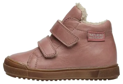 Productafbeelding van Naturino New MULAZ veterschoenen van leer met voering van kunstschap, roze, maat 23