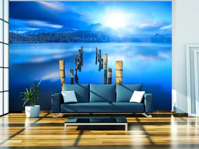 Produktbild von Vlies Fototapete 350x256 cm Tapeten Wandtapete XXL Natur See Landschaft c-A-0001-a-b