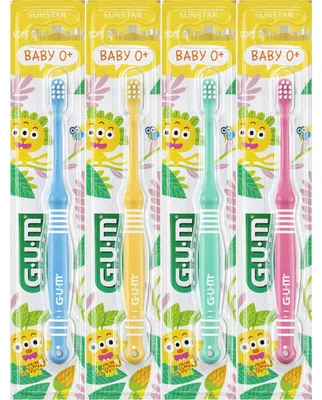 Zdjęcie produktu dla Szczoteczka do zębów dla niemowląt GUM Baby, 0-2 lata, 1 sztuka