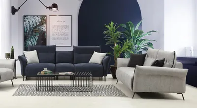 Immagine prodotto di Set di divani 2 pezzi divano poltrona mobili moderni di design