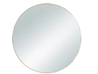 Obrázek produktu pro Kulaté zrcadlo na zeď MILA zlaté Ø50 cm