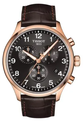 Obrázok produktu pre Hodinky Tissot Chrono XL Classic 45 mm s čiernym ciferníkom a quartzovým strojčekom