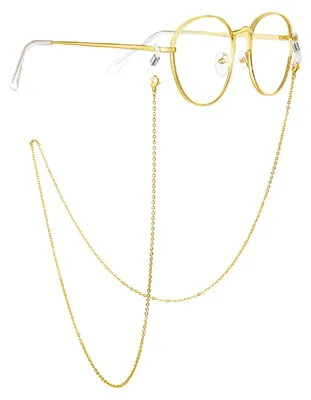 Produktbild von 1 Stück Brillenkette, O-förmige Kette - Gold