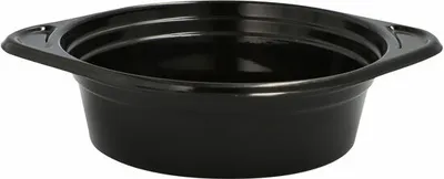 Produktbild von 60x Mehrweg Suppenschalen Suppenterrinen mit Anfasser 500ml Ø15,6cm schwarz