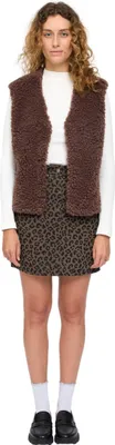 Produktbild von Mazine Faux-Fur Vest - Kunstfellweste, Größe:XL, Farbe:chestnut