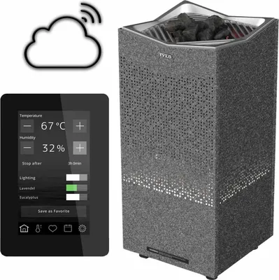 Produktbild von Saunaöfen Tylö Crown Elite Grau 10.5 kW | mit separate Steuerung | 61002204