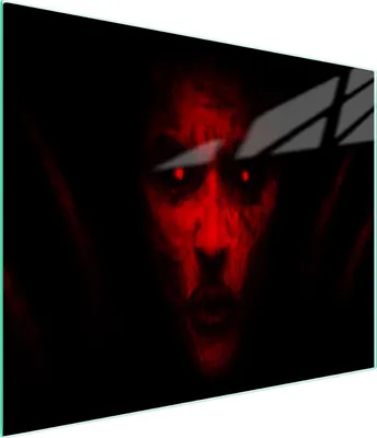 Produktbild von Robustes und hygienisches Glas-Schneidebrett der Serie FACE, 52x30 cm