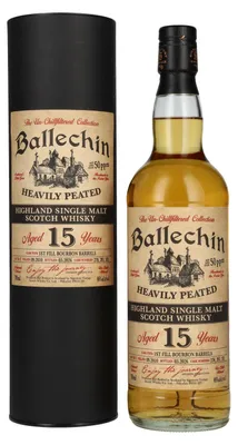 Image de Signatory Vintage BALLECHIN 15 Years Old The Un-Chillfiltered 2010 46% Vol. 0,7l en boîte cadeau