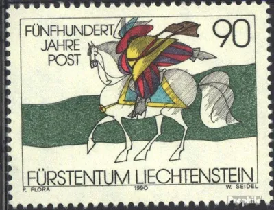Produktbild von Briefmarken Liechtenstein 1990 Mi 1004 (kompl.Ausg.) gestempelt Postverbindungen