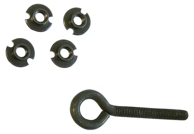 Image de Lacet à vis D14x60 + écrou zingué noir - TORBEL - 745603