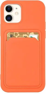 Zdjęcie produktu dla Etui Card Case Pomarańczowe dla iPhone 13 Pro Max KP13455
