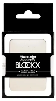 Produktbild von Blockx Aquarellfarbe, Zinkweiß - Großer Napf 18ml - Zinkweiß 45184BXC