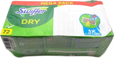 Produktbild von Swiffer Bodenwischer Staubfang 72 Einheiten Trockene Tücher Einsatzbereit