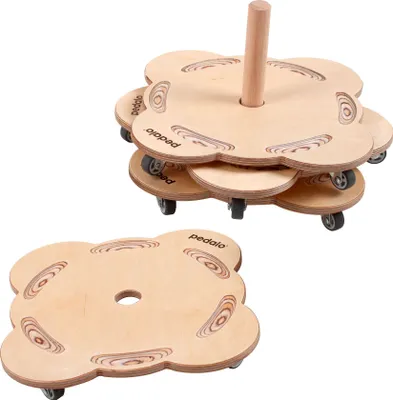 Produktbild von Pedalo Rollbrett-Set "Stapelbaustein Rollrutscher"