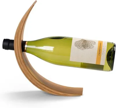 Immagine prodotto di Elegante portabottiglie in bambù per gli amanti del vino