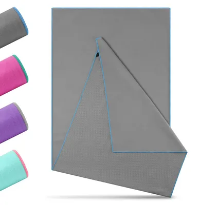 Imagen del producto de Toalla antideslizante para yoga, 185x65 cm, de secado rápido, ideal para yoga y fitness