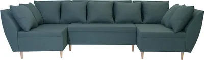 Produktbild von ALI-U Ecksofa mit Schlaffunktion - Turquoise