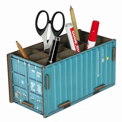 Produktbild von Container Stiftebox türkis