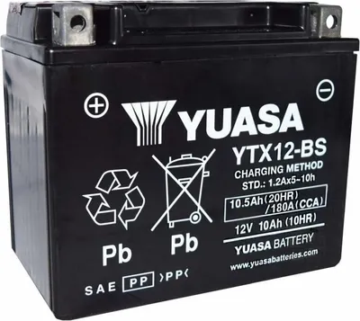 Immagine prodotto di Yuasa Batteria YTX12-BS Moto Batteria